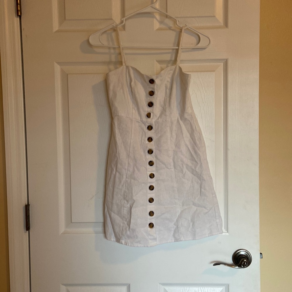 white socialite dress